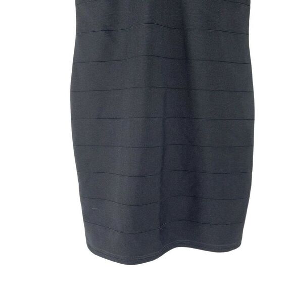 Black Bandage Dress Bodycon Mini Length Structured Underwire Blashe Womens Small - Picture 3 of 6